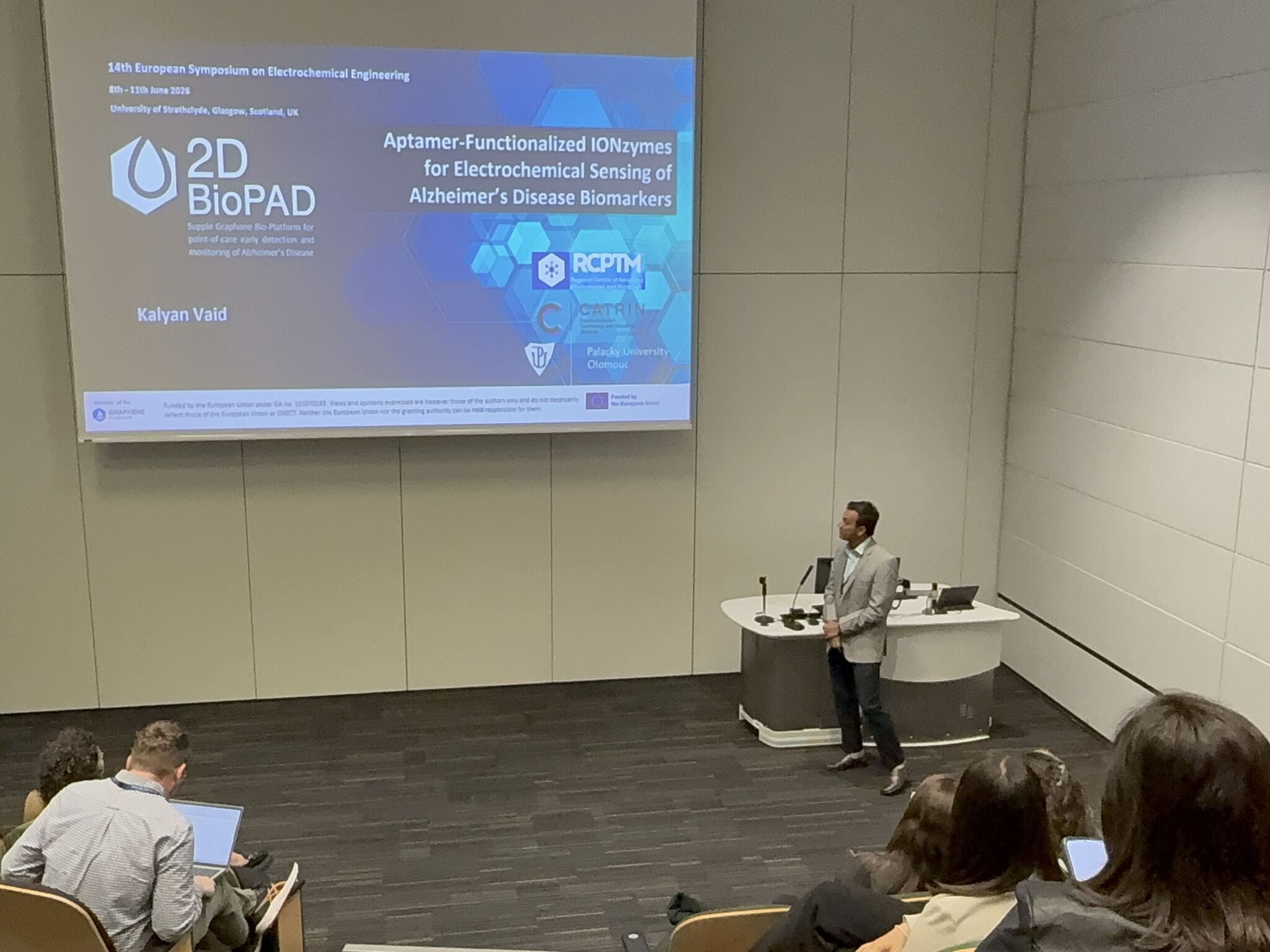 Thumbnail image of the post: 2D-BioPAD Presented at ESEE 2026 in Glasgow.