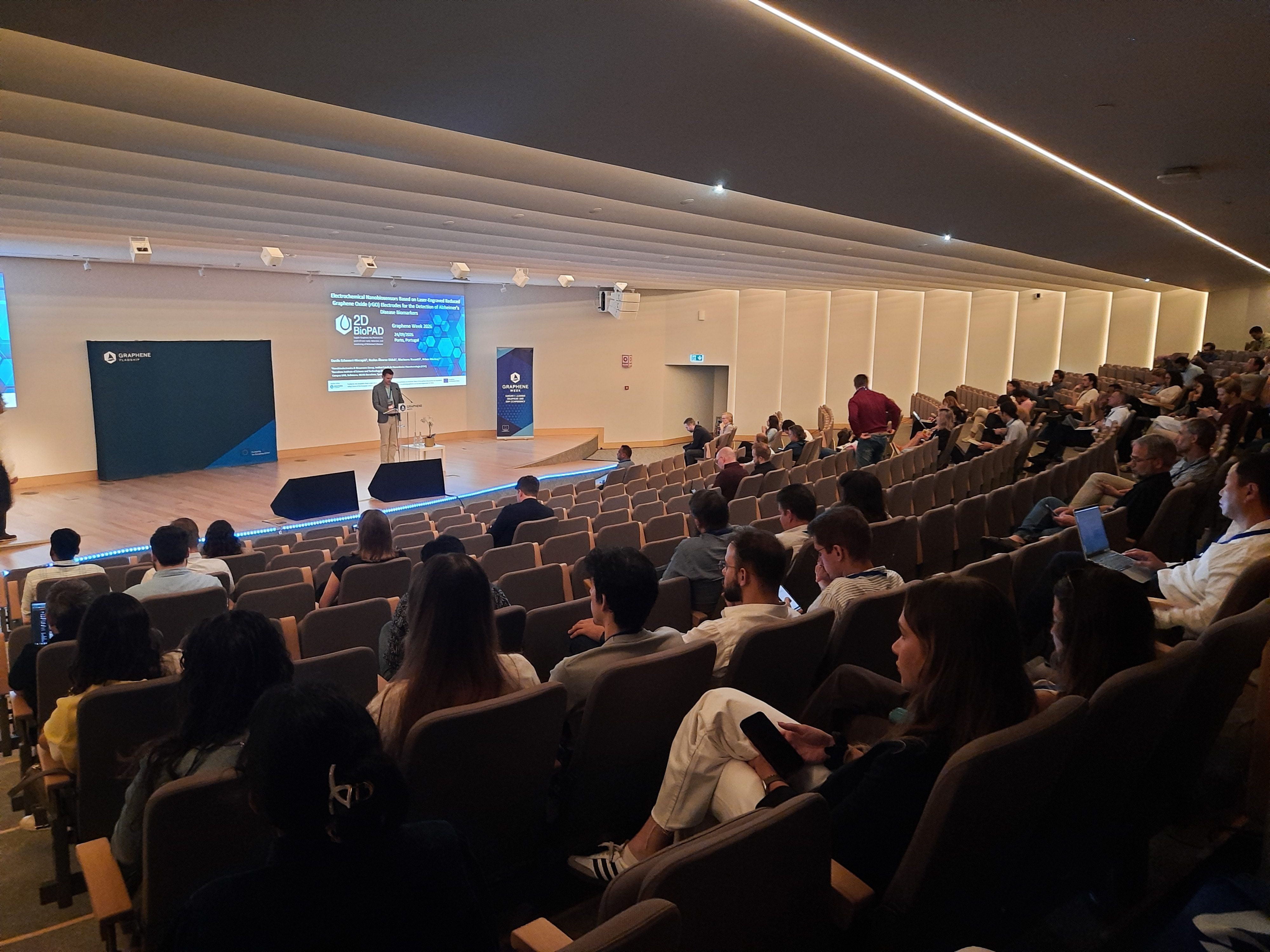 Thumbnail image of the post: 2D-BioPAD and MUNASET Join Forces at Graphene Week 2026.