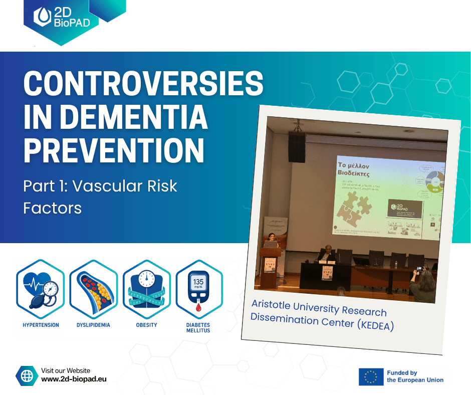 Thumbnail image of the post: 2D-BioPAD presented at the Hybrid Scientific Symposium on Dementia Prevention.