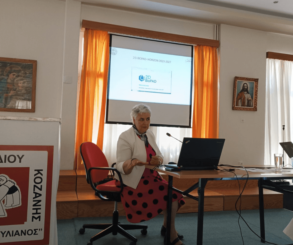 Thumbnail image of the post: Alzheimer Hellas Presents 2D-BioPAD at an Event in Kozani, Greece.